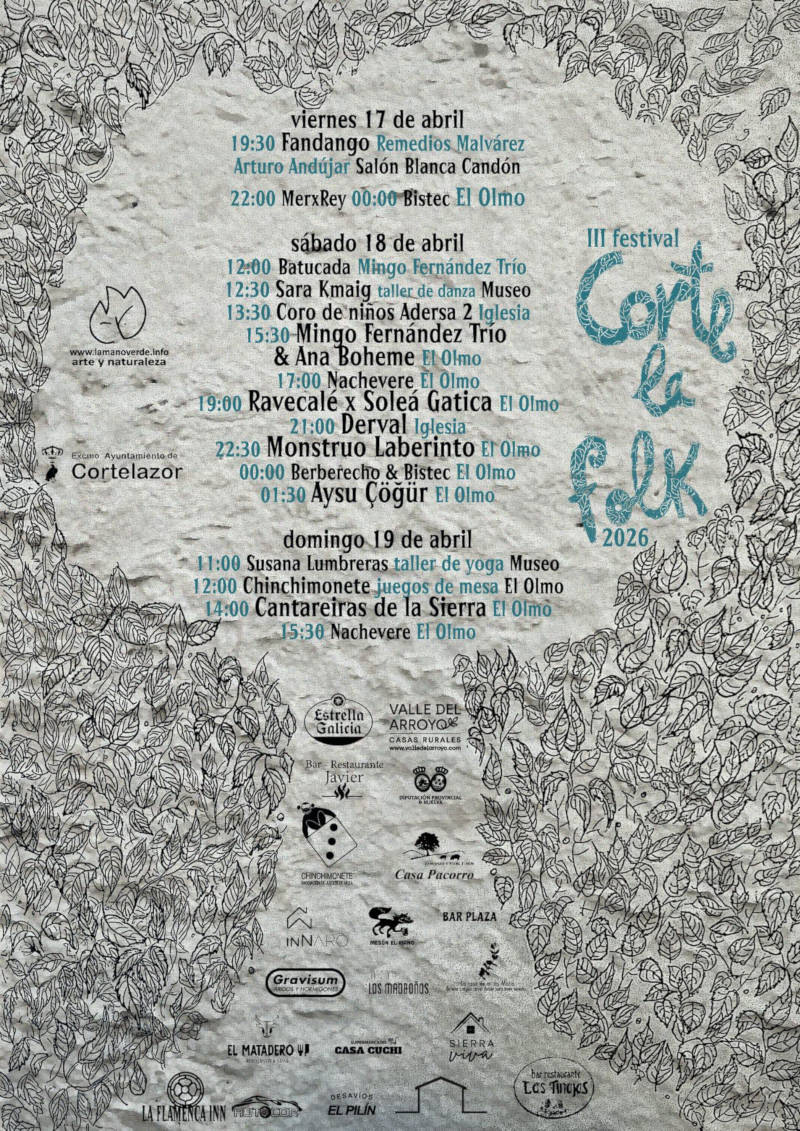III Cortelafolk festival folk Cortelazor 2026