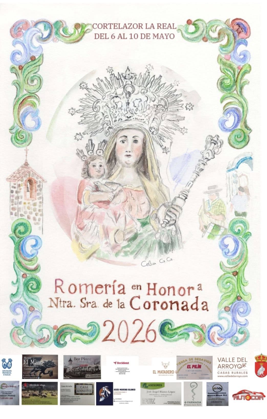 Programacion Romería Nuestra Señora de la Coronada Cortelazor
